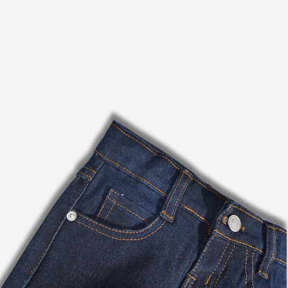 Classic Dark Blue Slim-Fit Jeans