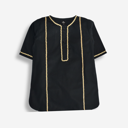 Zarish Noir (Black & Gold)