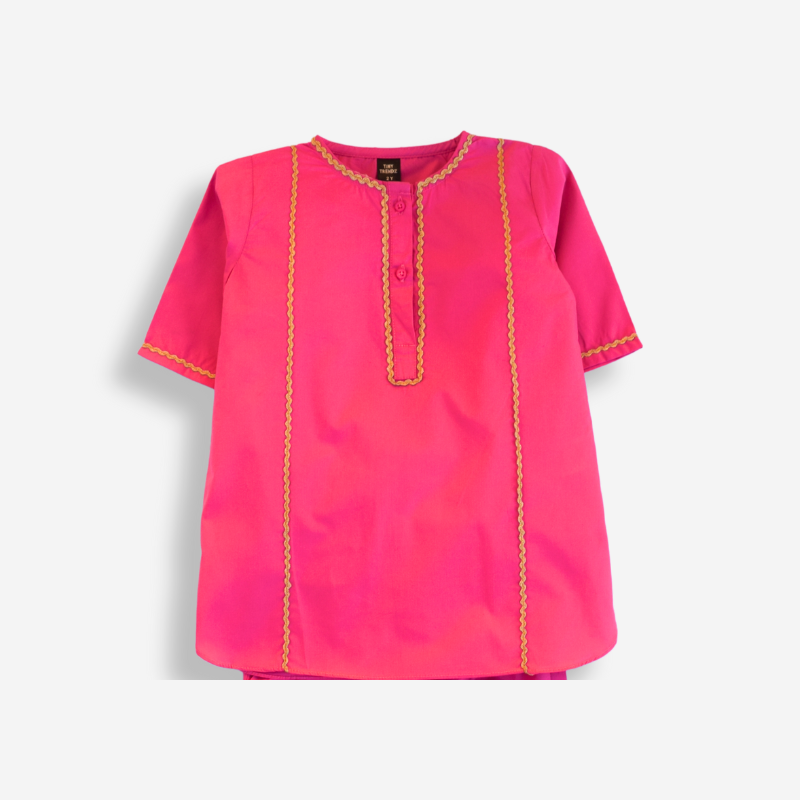 Gulabi Sitara (Shocking Pink & Gold)