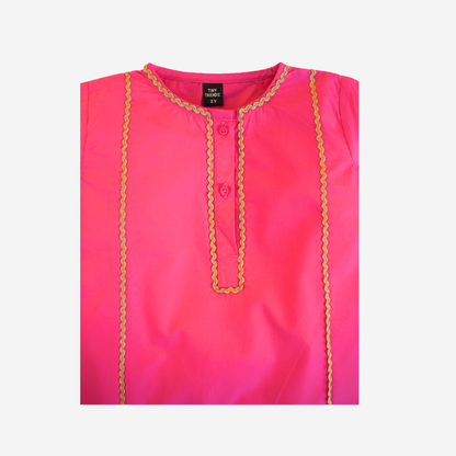 Gulabi Sitara (Shocking Pink & Gold)