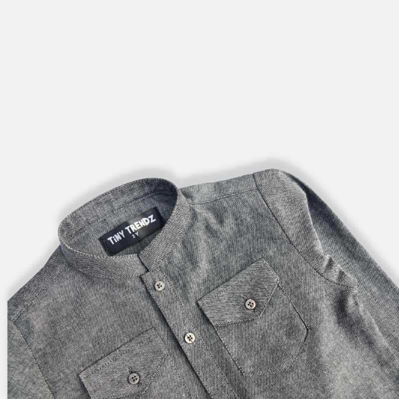 Grey Denim Kurta