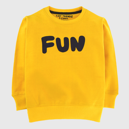 Kids on sale yellow sweatshirt