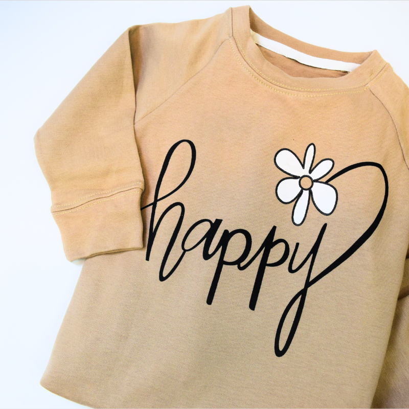 Happy Bloom Raglan Set