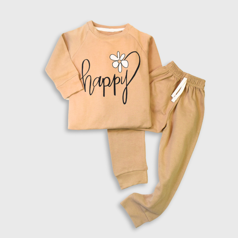 Happy Bloom Raglan Set