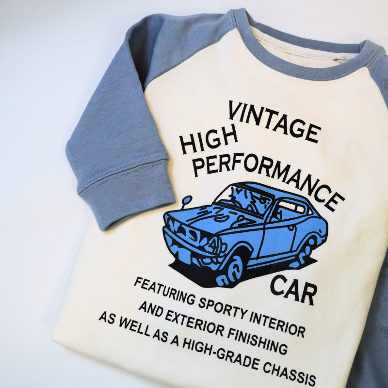 Vintage Car Raglan Set