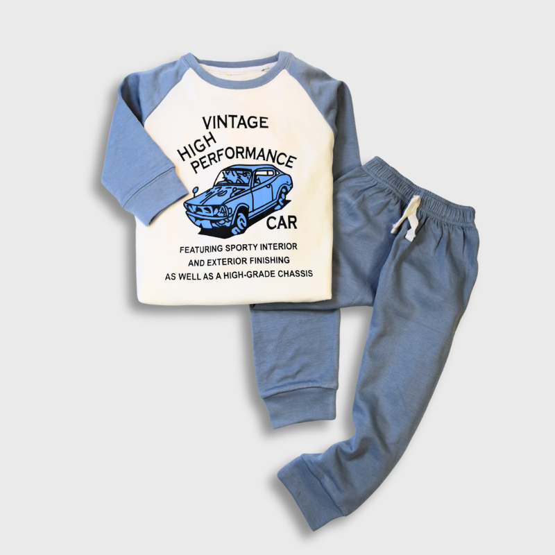 Vintage Car Raglan Set