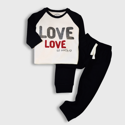 Sparkly Love Raglan Set