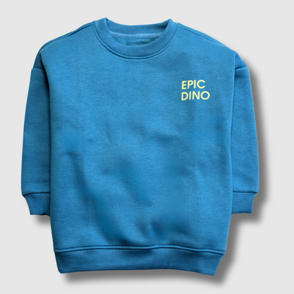 Epic Dino Fleece Set in Blue