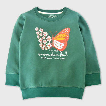 Wonderful kids sweatshirt (Green)