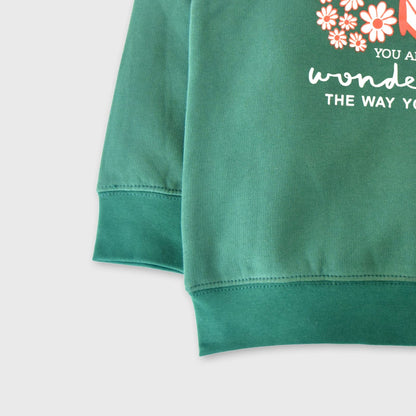 Wonderful kids sweatshirt (Green)