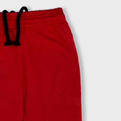 Kids Cotton Pants (Red)